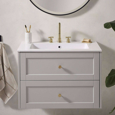 CRU3THBASBB Bristan Cruzar Brushed Brass 3TH Basin Mixer Lifestyle