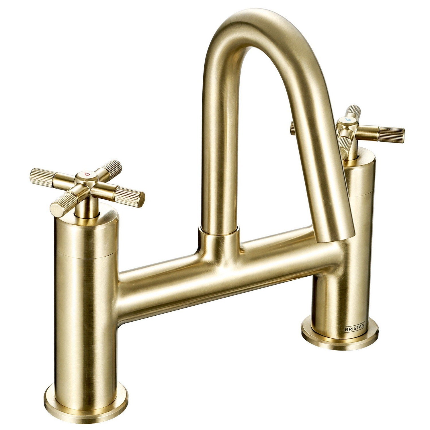 CRUBFBB Bristan Cruzar Brushed Brass Bath Filler