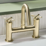 CRUBFBB Bristan Cruzar Brushed Brass Bath Filler Lifestyle