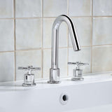 CRU3THBASC Bristan Cruzar Chrome 3TH Basin Mixer Installed on a Three Hole Basin