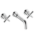 CRU3THWMBASC Bristan Cruzar Chrome 3TH Wall Mounted Basin Mixer