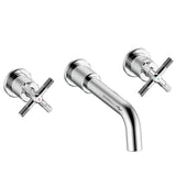 CRU3THWMBASC Bristan Cruzar Chrome 3TH Wall Mounted Basin Mixer