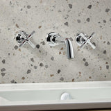 CRU3THWMBASC Bristan Cruzar Chrome 3TH Wall Mounted Basin Mixer Bathroom Setting