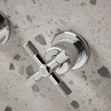 CRU3THWMBASC Bristan Cruzar Chrome 3TH Wall Mounted Basin Mixer Cold Handle Design