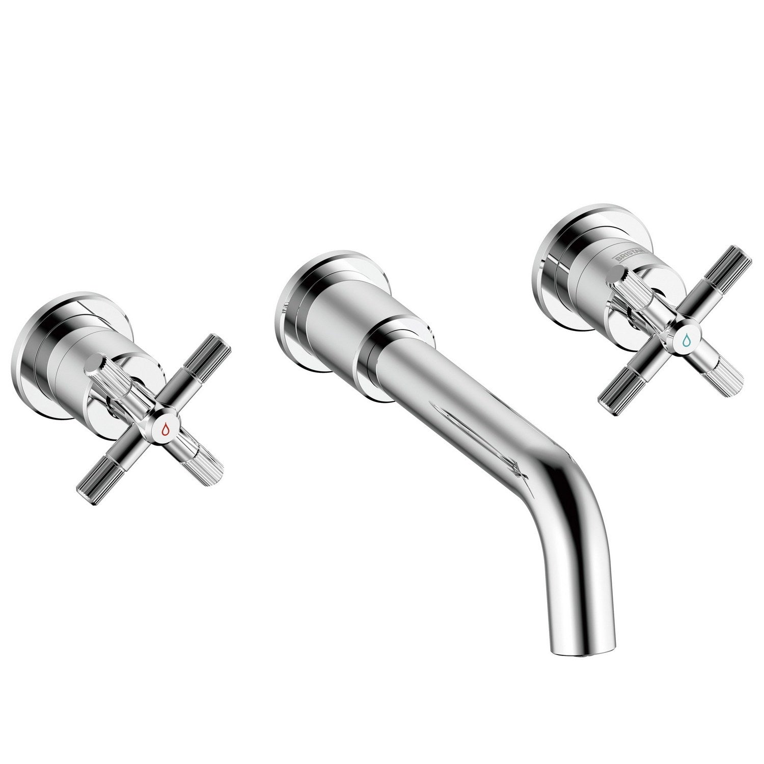 CRU3THWMBFC Bristan Cruzar Chrome 3TH Wall Mounted Bath Filler