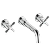 CRU3THWMBFC Bristan Cruzar Chrome 3TH Wall Mounted Bath Filler