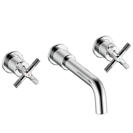 CRU3THWMBFC Bristan Cruzar Chrome 3TH Wall Mounted Bath Filler