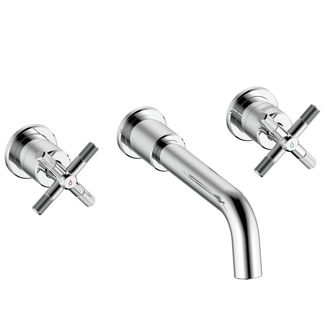 CRU3THWMBFC Bristan Cruzar Chrome 3TH Wall Mounted Bath Filler