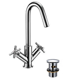 CRUBASC Bristan Cruzar Chrome Basin Mixer with Waste