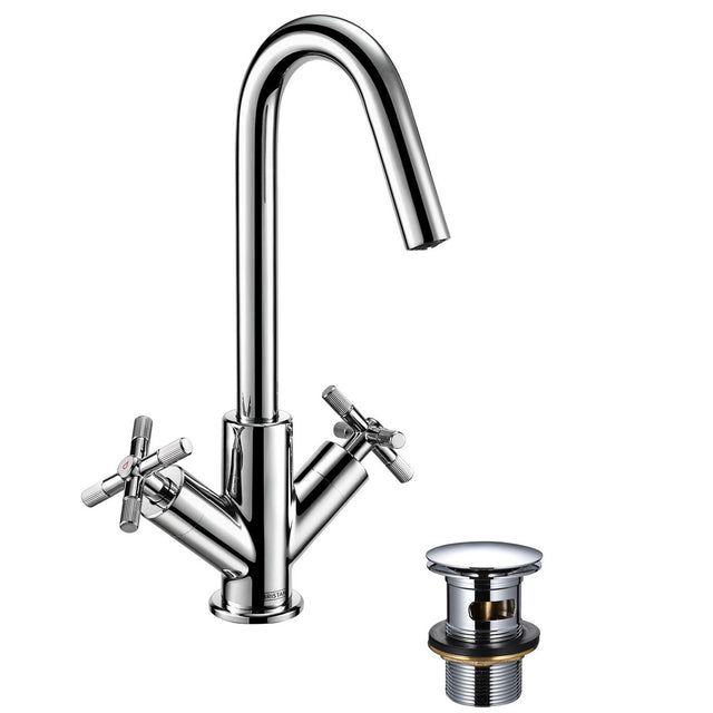 CRUBASC Bristan Cruzar Chrome Basin Mixer with Waste