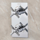 CRUZARSHWRPK2 Bristan Cruzar Chrome Shower Pack with Fixed Head and Wall Outlet Valve Design