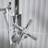 CRUTBASC Bristan Cruzar Chrome Tall Basin Mixer with Waste Handle Design
