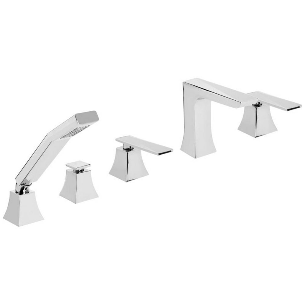 Bristan Ebony 5 Hole Bath Shower Mixer in Chrome