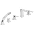 Bristan Ebony 5 Hole Bath Shower Mixer in Chrome
