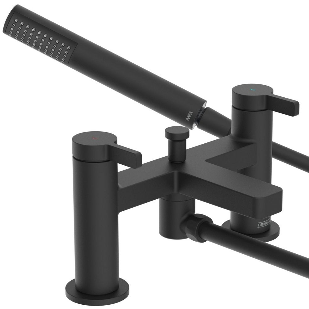 ELEBSMBLK Bristan Elevar Bath Shower Mixer in Black