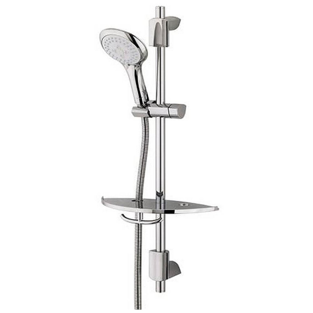 EVFKIT03C Bristan Evo Chrome Shower Kit with Multi Function Handset and Shelf