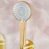 Bristan Frammento Dual Control Concealed Shower Pack in Brushed Brass lifestyle 3