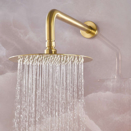 Bristan Frammento Dual Control Concealed Shower Pack in Brushed Brass lifestyle 4
