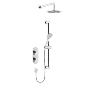Bristan Frammento Dual Control Concealed Shower Pack in Chrome