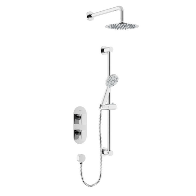 Bristan Frammento Dual Control Concealed Shower Pack in Chrome
