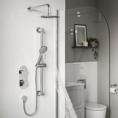 Bristan Frammento Dual Control Concealed Shower Pack in Chrome lifestyle