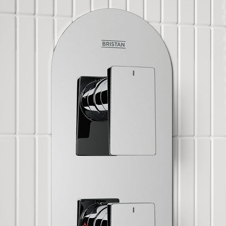 Bristan Frammento Dual Control Concealed Shower Pack in Chrome lifestyle 2