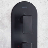 Bristan Frammento Dual Control Concealed Shower Pack in Matt Black lifestyle 2