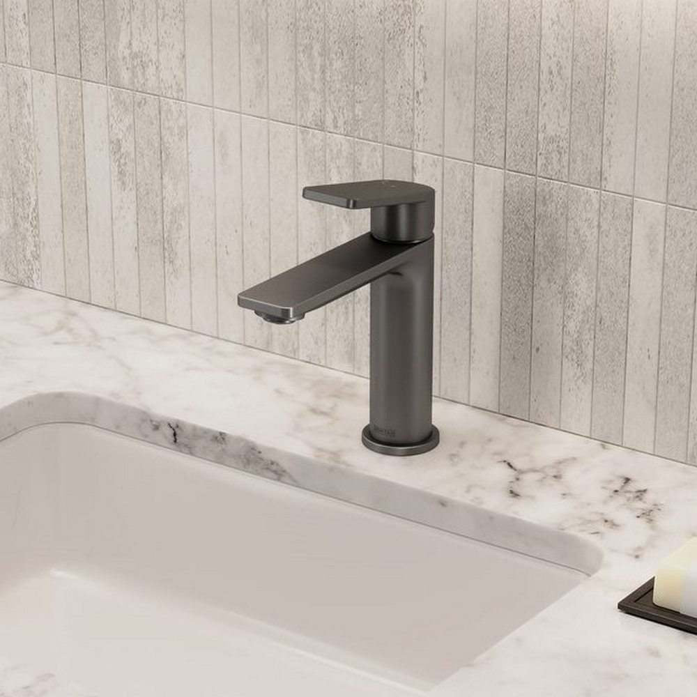 Bristan Frammento Eco Start Basin Mixer with Waste in Gunmetal Lifestyle