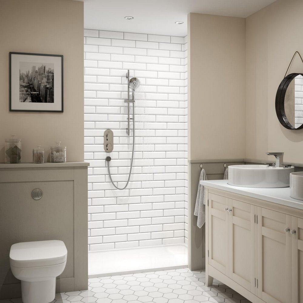 HOURGLASSSHWRPK Bristan Hourglass Chrome Shower Pack with Adjustable Kit Lifestyle