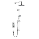Bristan Hourglass Concealed Dual Control Shower Pack in Chrome