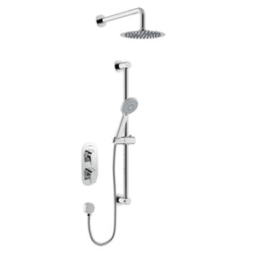 Bristan Hourglass Concealed Dual Control Shower Pack in Chrome