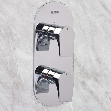 Bristan Hourglass Concealed Dual Control Shower Pack in Chrome lifestyle 2