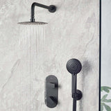 Bristan Hourglass Concealed Dual Control Shower Pack in Matt Black lifestyle