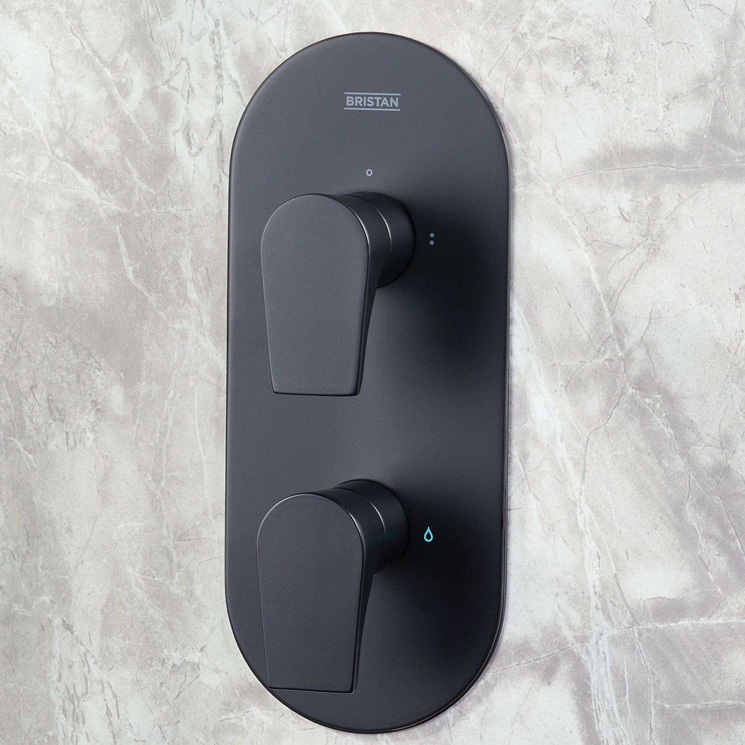 Bristan Hourglass Concealed Dual Control Shower Pack in Matt Black lifestyle 4