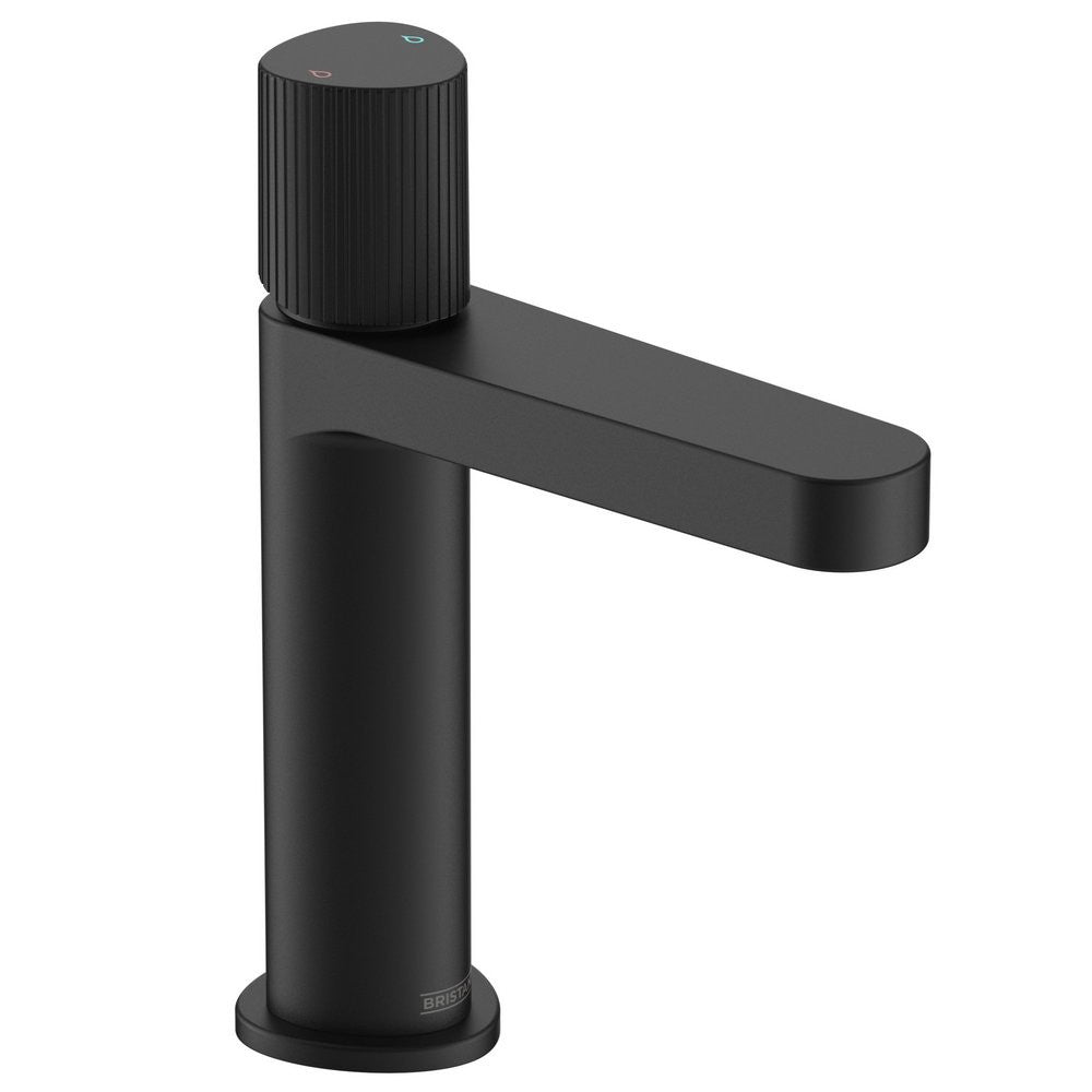 Bristan Liso Basin Mixer with Clicker Waste in Black