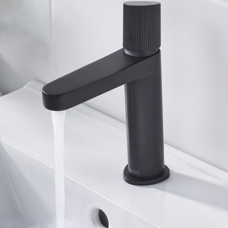 Bristan Liso Basin Mixer with Clicker Waste in Black lifestyle 