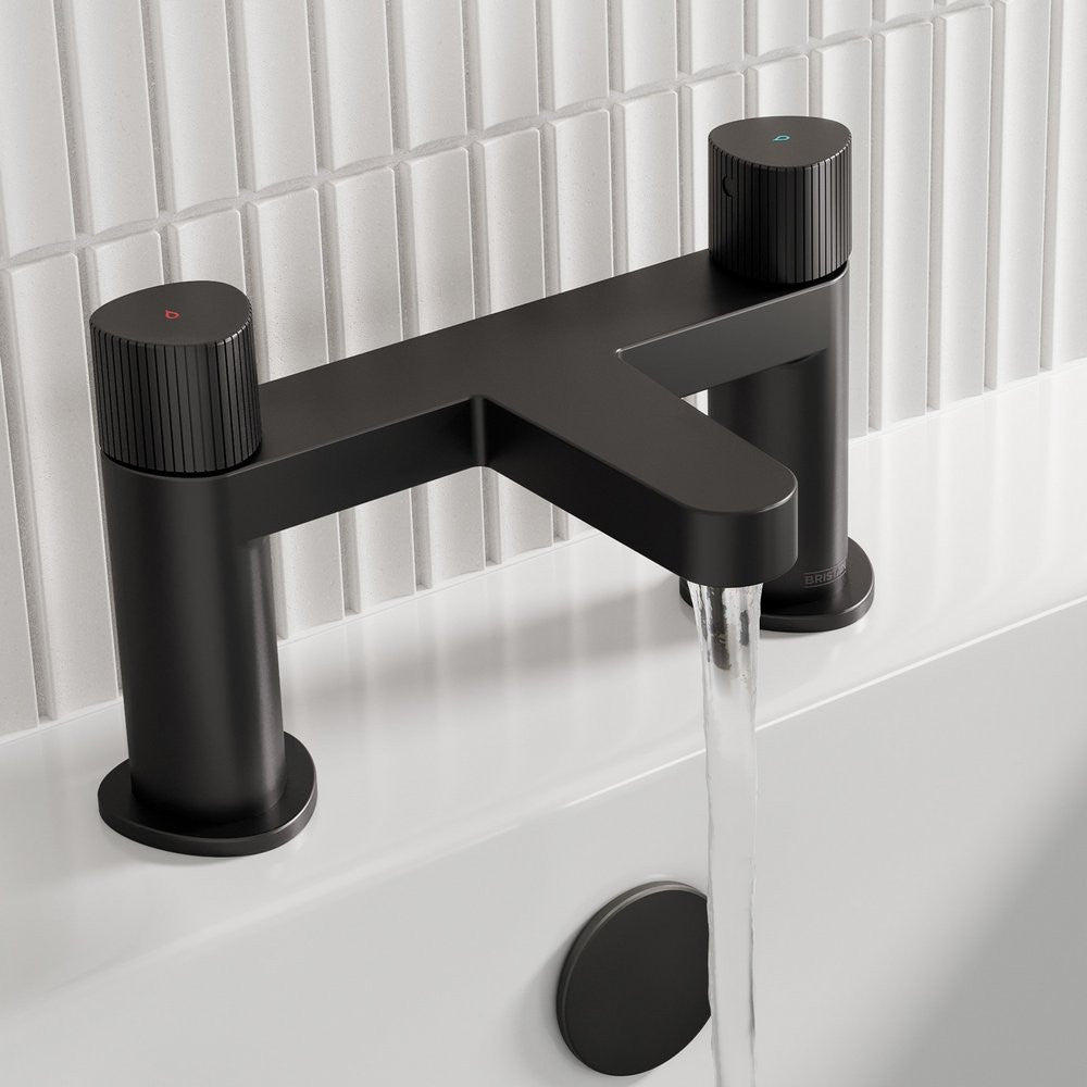 Bristan Liso Bath Filler in Black lifestyle