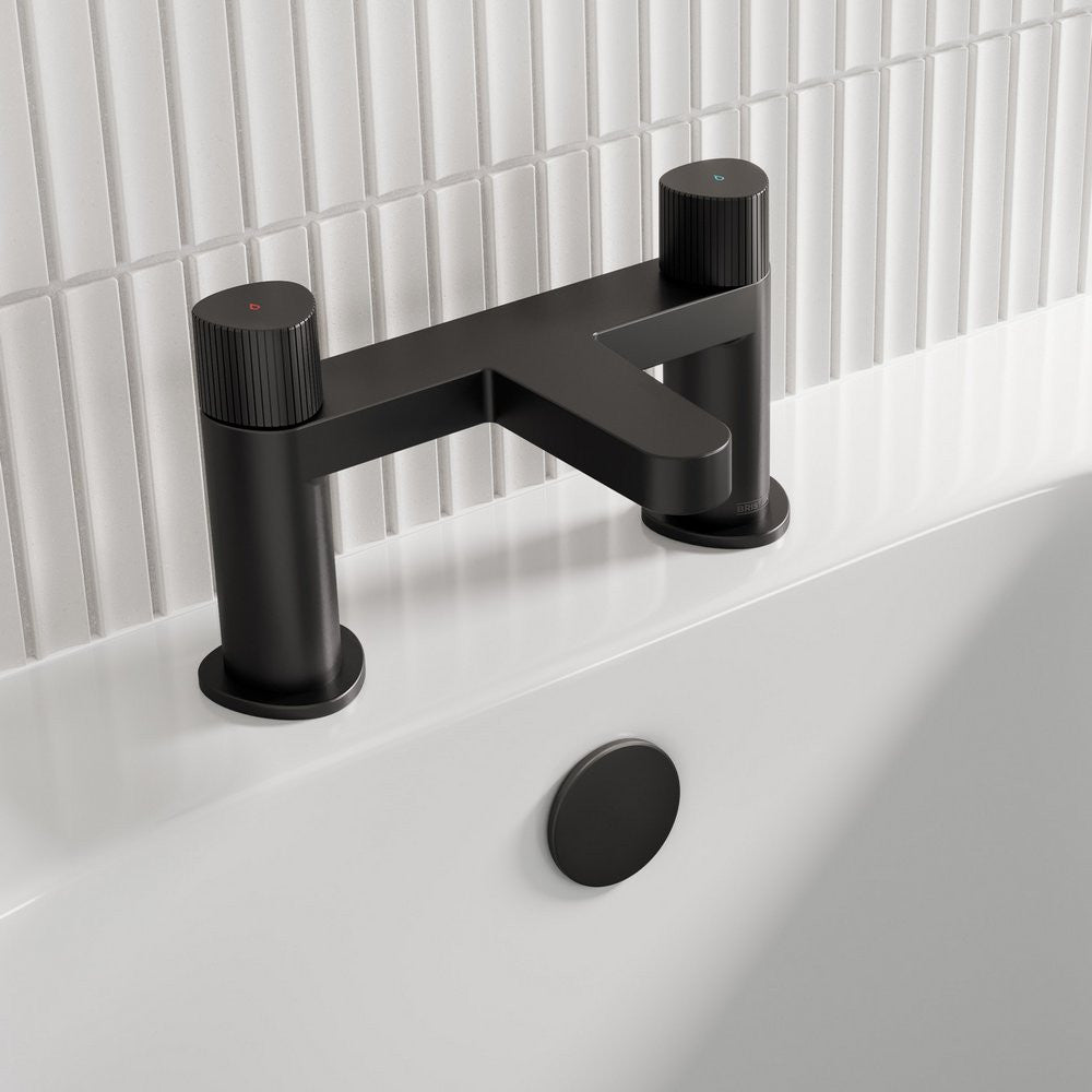 Bristan Liso Bath Filler in Black lifestyle 3