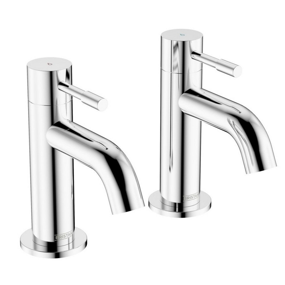 MI3/4C Bristan Mila Bath Pillar Taps in Chrome