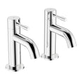 MI3/4C Bristan Mila Bath Pillar Taps in Chrome