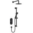MOLIDABLKSHWRPK Bristan Molida Black Thermostatic Shower Pack with Fixed Head and Riser Kit
