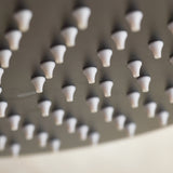 MOLIDABLKSHWRPK Bristan Molida Black Thermostatic Shower Pack with Fixed Head and Riser Kit Rub Clean Nozzles