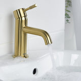 MOLESBASBB Bristan Molida Brushed Brass Eco Start Basin Mixer with Waste Lifestyle