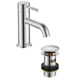 MOLESBASC Bristan Molida Chrome Eco Start Basin Mixer with Waste