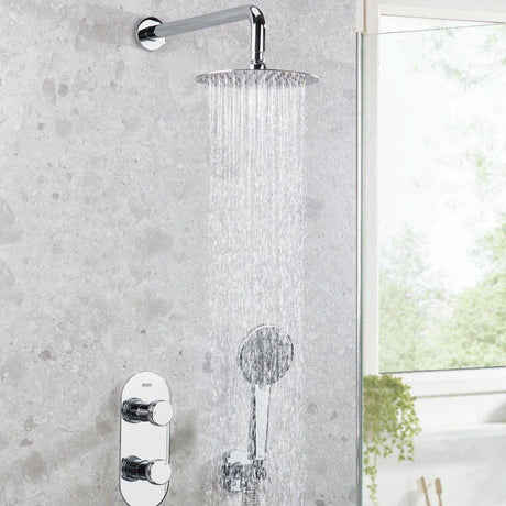 MOLIDASHWRPK2 Bristan Molida Chrome Thermostatic Shower Pack with Fixed Head and Handset Lifestyle