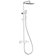 Bristan Napoli Adjustable Thermostatic Rigid Riser Bar Shower in Chrome