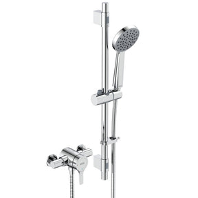 Bristan Onza Thermostatic Exposed Shower Valve with Riser Kit in Chrome
