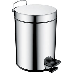 Bristan Pedal Modern Waste Bin in Chrome
