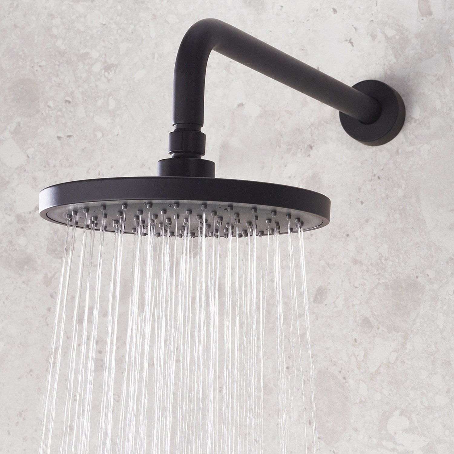 Bristan Prism Concealed Shower Pack with Fixed Head and Handset in Matt Black lifestyle 2