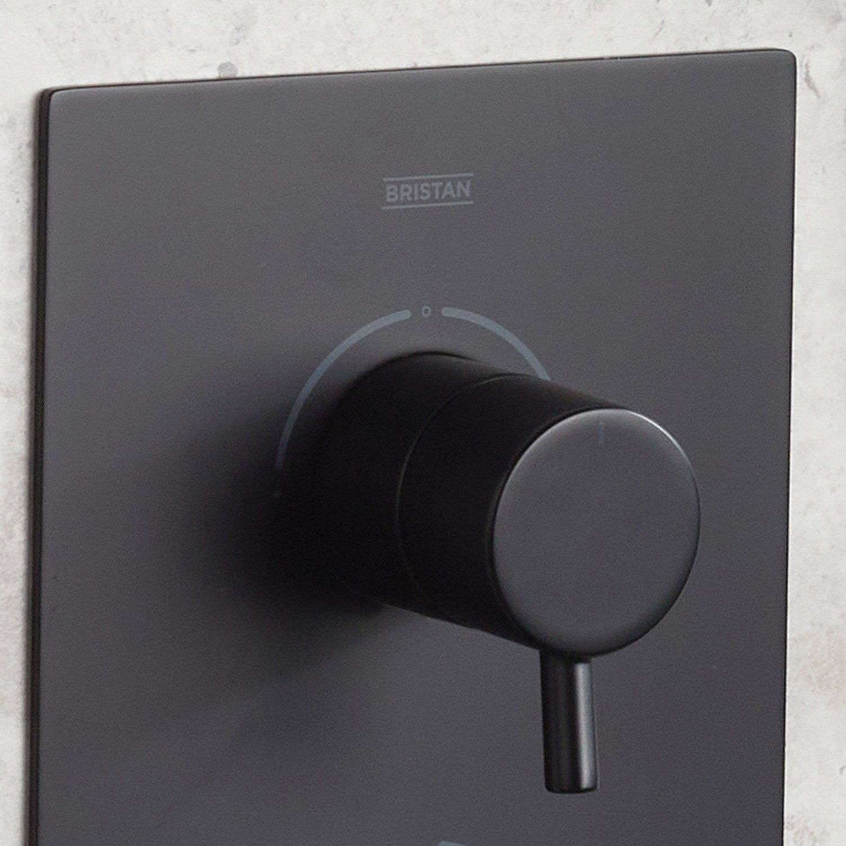 Bristan Prism Concealed Shower Pack with Fixed Head and Handset in Matt Black lifestyle 4
